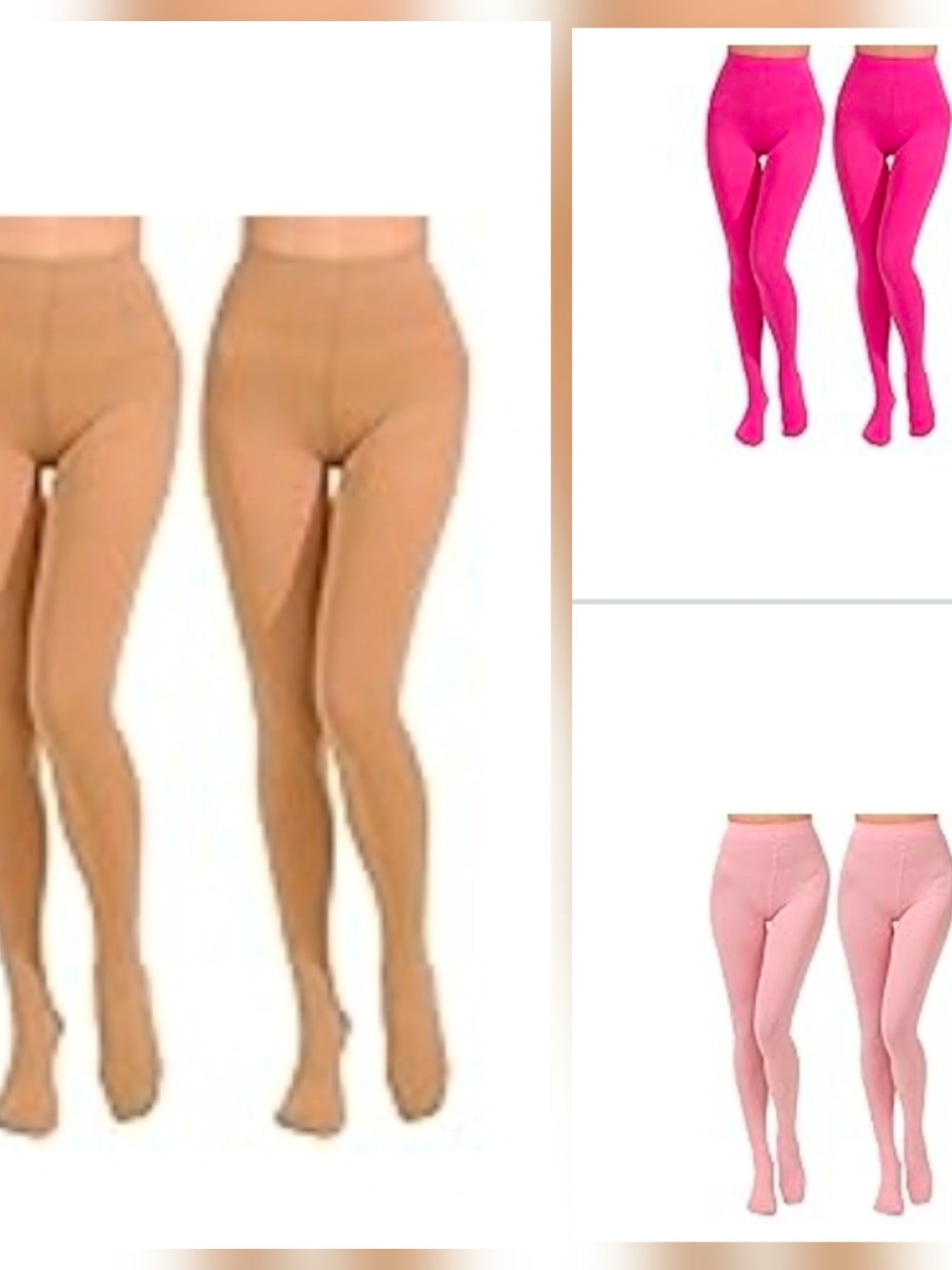 Six Pairs Of Women's Microfiber tights 80 Den.